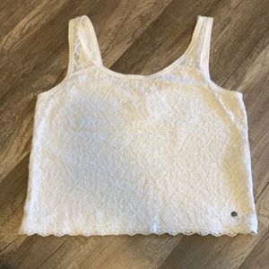 Abercrombie & Fitch lace crop top